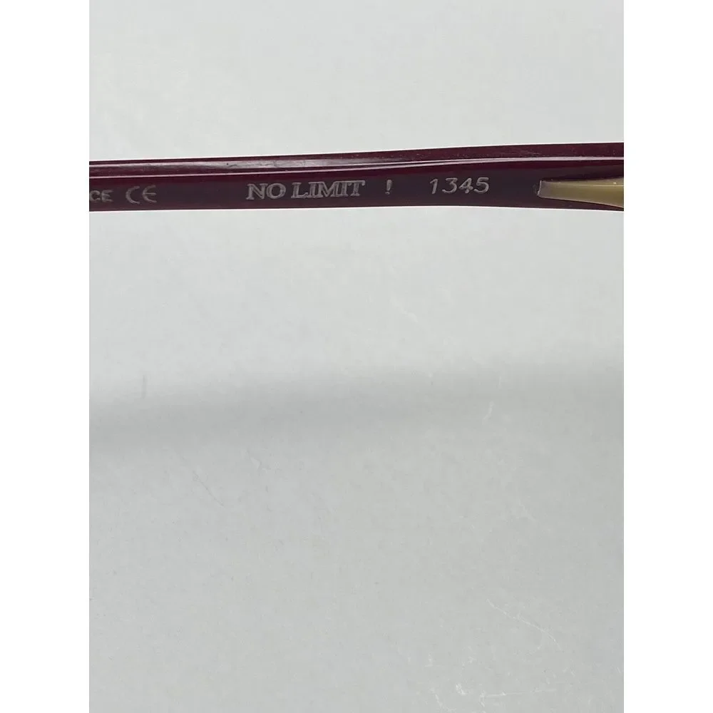 Anne ET Valentin Eyeglass‎ Frames ONLY No Limit 1345 Tortoise Brown Burgundy 140 - Picture 4 of 7